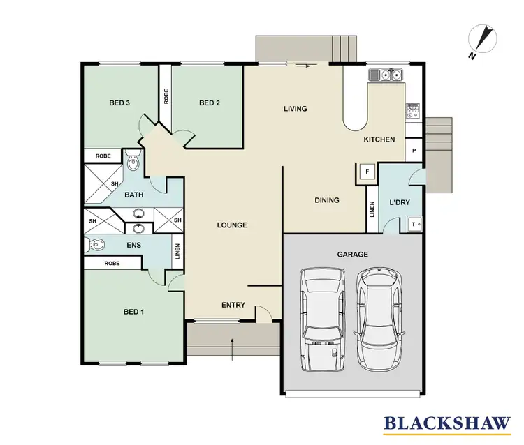Floorplan of Homely townhouse listing, 3/68-70 Bicenntenial Drive, Jerrabomberra NSW 2619