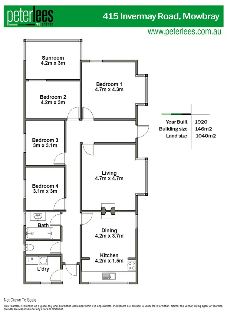 Floorplan of Homely house listing, 415-417 Invermay Road, Mowbray TAS 7248
