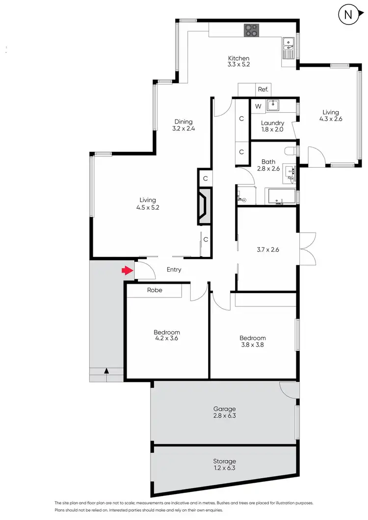 Floorplan of Homely house listing, 88 Parsons Street, Sunshine VIC 3020