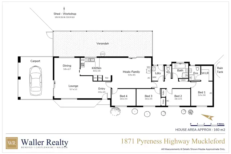 Floorplan of Homely house listing, 1871 Pyrenees Highway, Muckleford VIC 3451