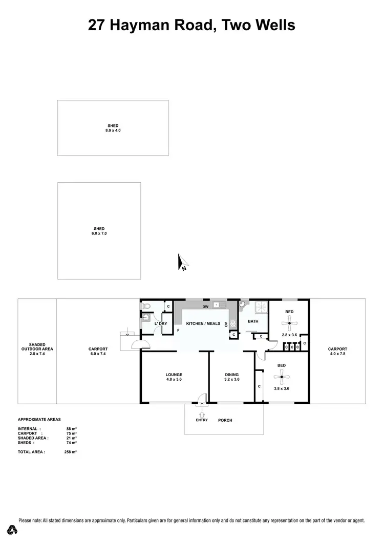 Floorplan of Homely house listing, 27 Hayman Road, Two Wells SA 5501
