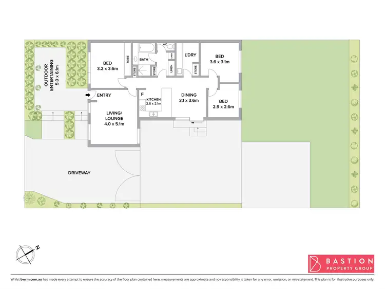 Floorplan of Homely house listing, 11 Fairweather Circuit, Lyneham ACT 2602