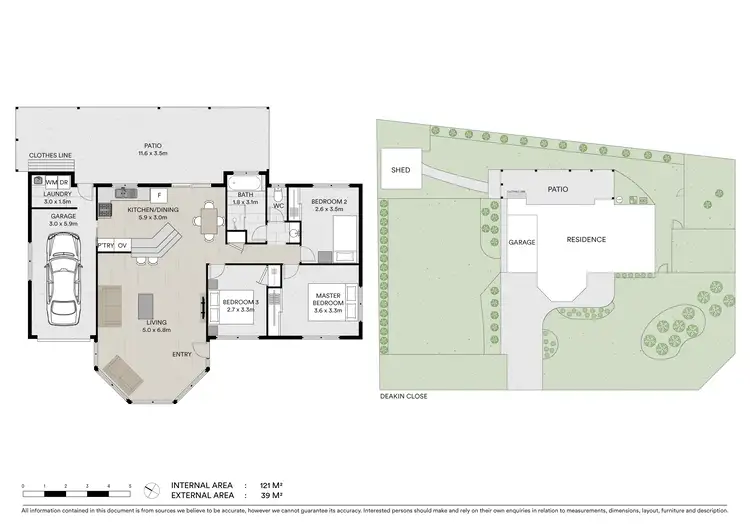 Floorplan of Homely house listing, 13 Deakin Close, Gracemere QLD 4702