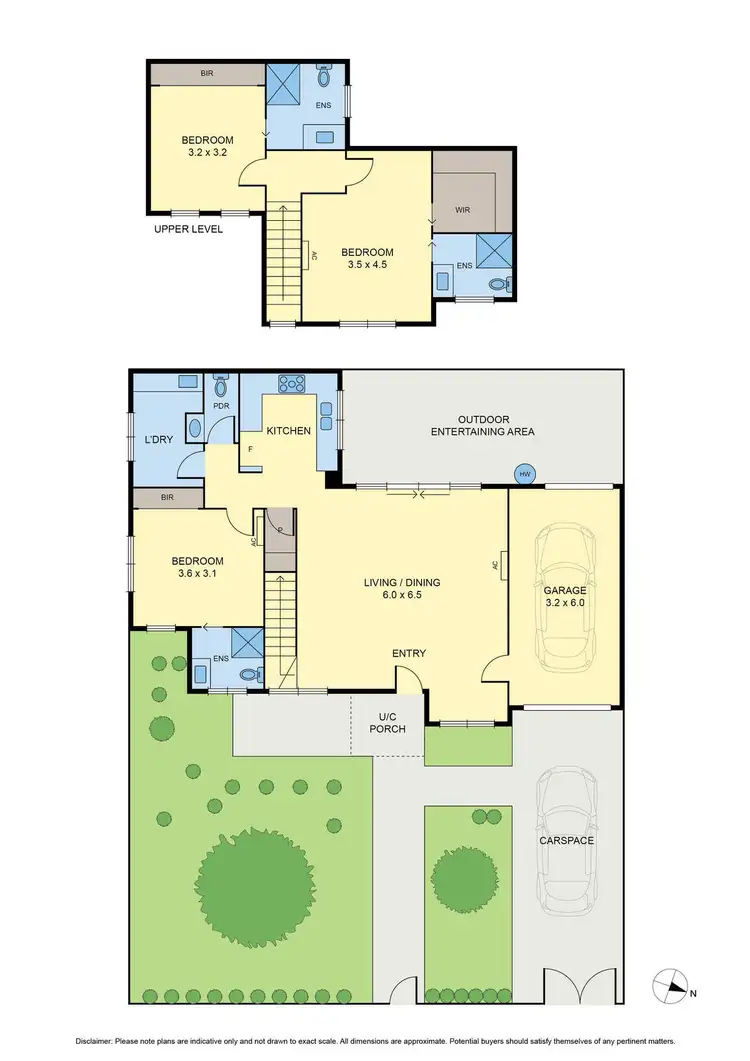 Floorplan of Homely townhouse listing, 1/43 Park Street, Pascoe Vale VIC 3044