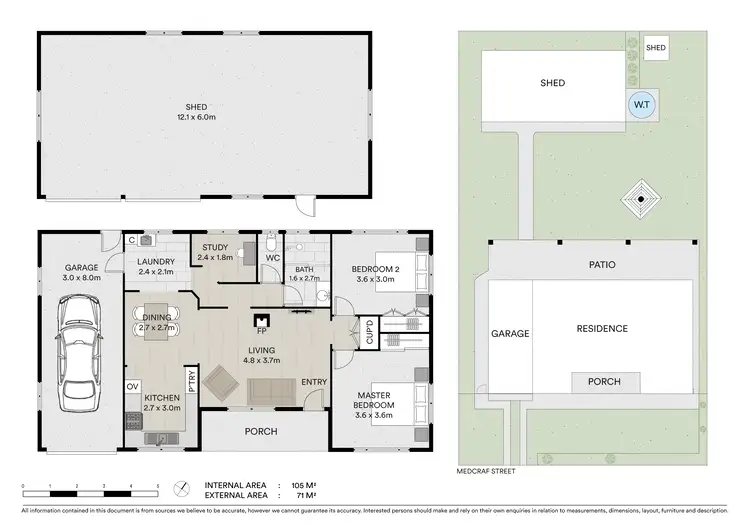 Floorplan of Homely house listing, 73 Medcraf Street, Park Avenue QLD 4701