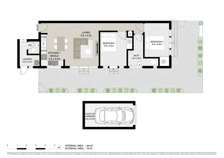 Floorplan of Homely unit listing, 1/51 Napier Street, Footscray VIC 3011