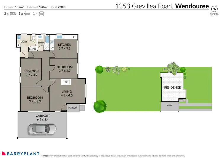 Floorplan of Homely house listing, 1253 Grevillea Road, Wendouree VIC 3355