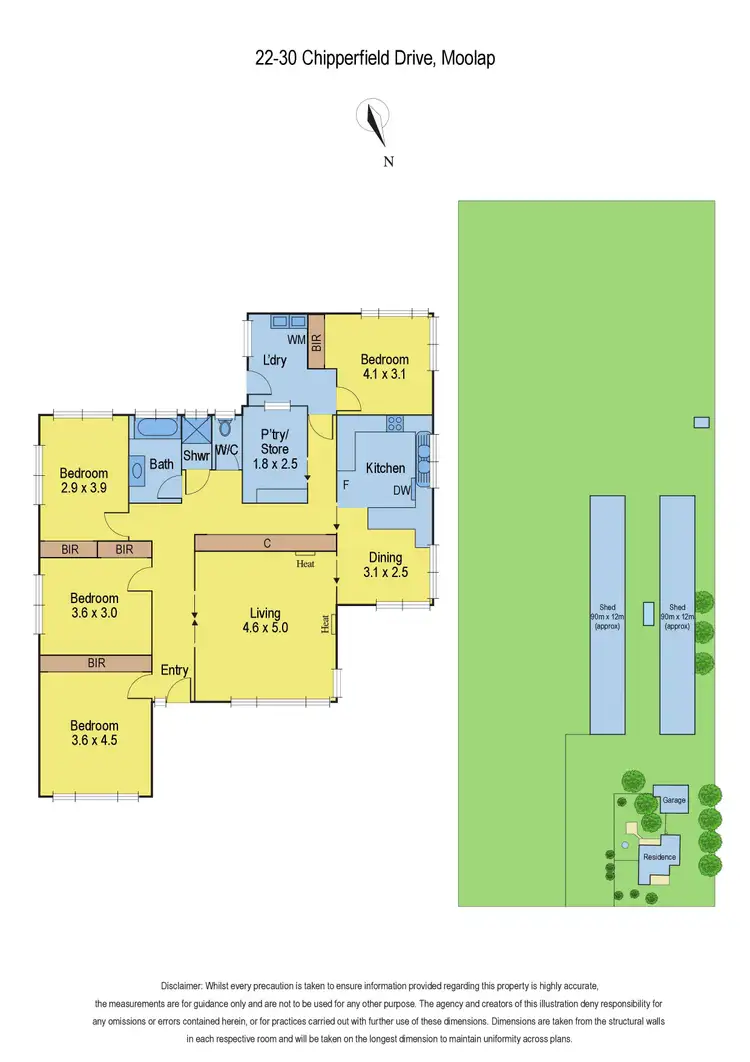 Floorplan of Homely rural property listing, 22-30 Chipperfield Drive, Moolap VIC 3224