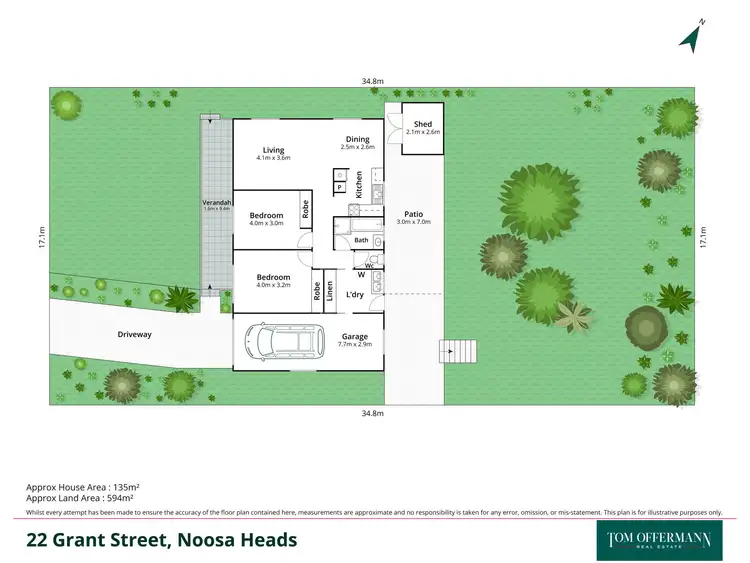 Floorplan of Homely house listing, 22 Grant Street, Noosa Heads QLD 4567