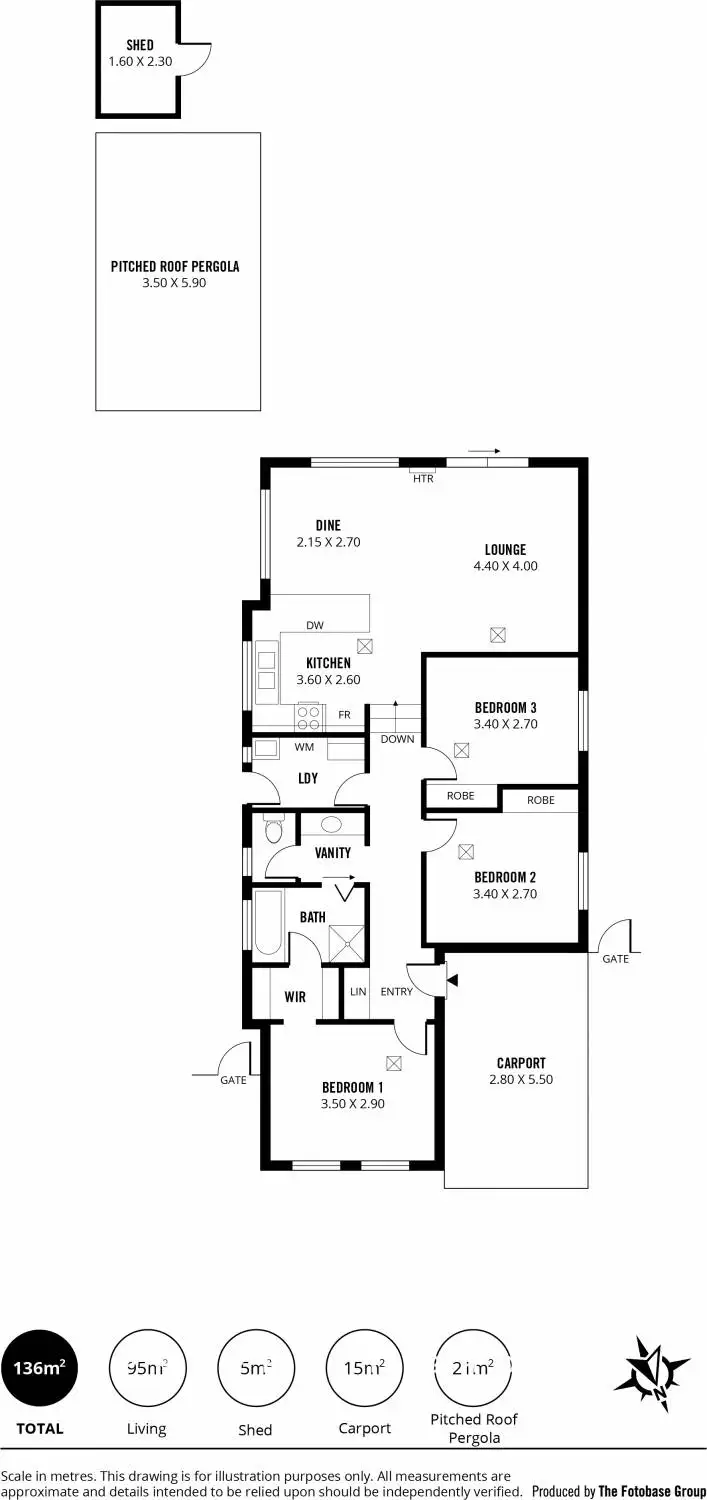 Floorplan of Homely house listing, 3 Wirth Place, Greenwith SA 5125