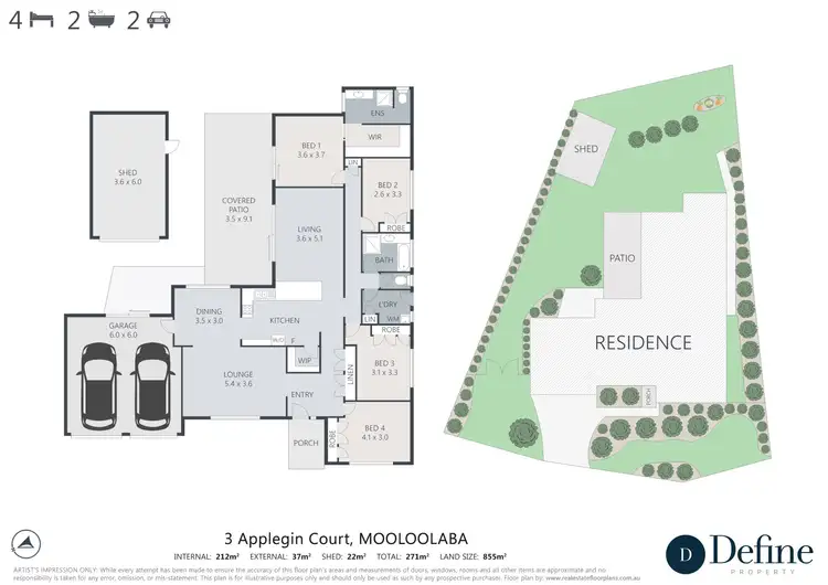 Floorplan of Homely house listing, 3 Applegin Court, Mooloolaba QLD 4557