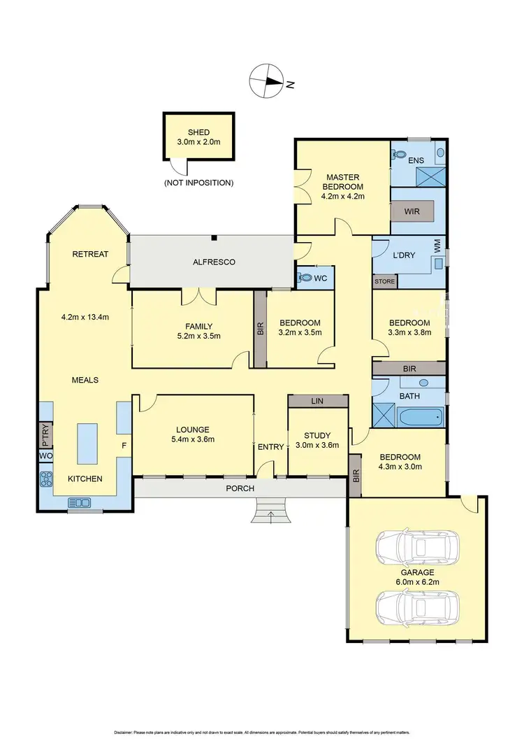 Floorplan of Homely house listing, 27 Lorikeet Crescent, Whittlesea VIC 3757