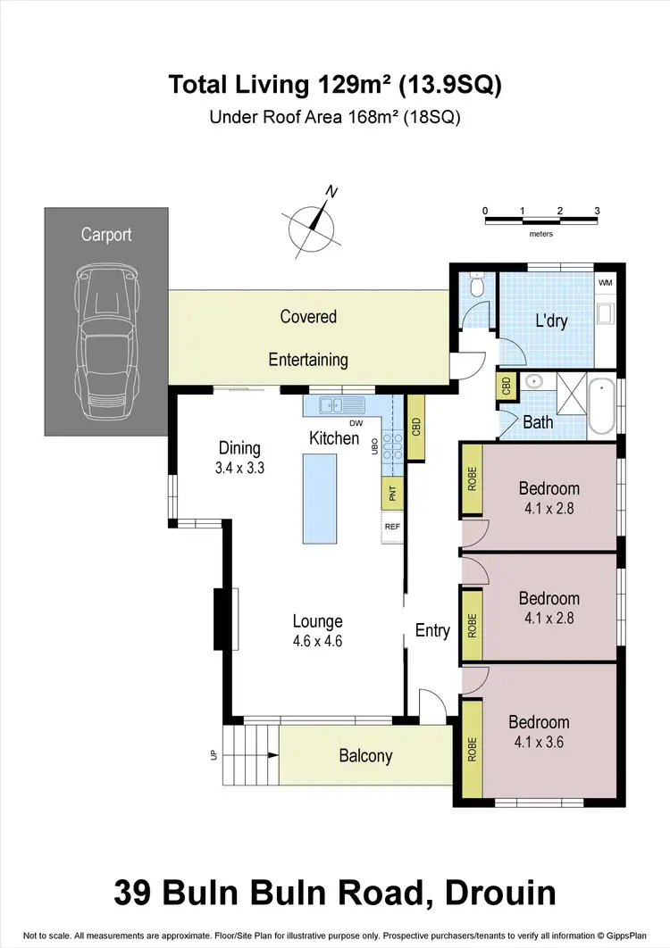 Floorplan of Homely house listing, 39 Buln Buln Road, Drouin VIC 3818