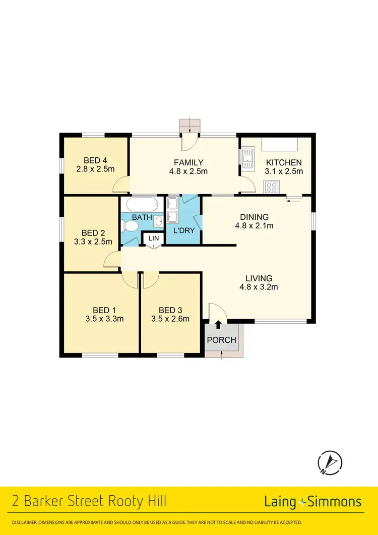 Floorplan of Homely house listing, 2 Barker Street, Rooty Hill NSW 2766