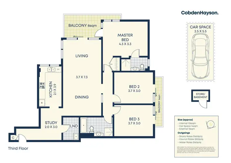 Floorplan of Homely apartment listing, 10/9 Nicholson Street, Balmain East NSW 2041