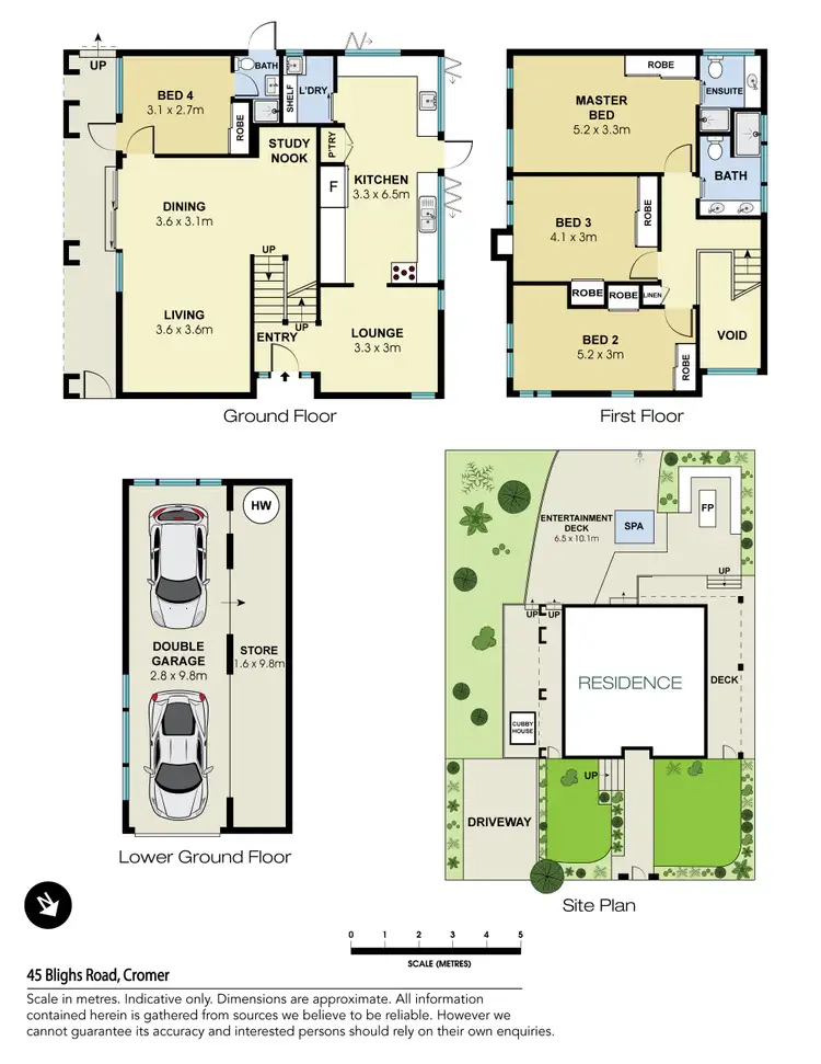 Floorplan of Homely house listing, 45 Blighs Road, Cromer NSW 2099