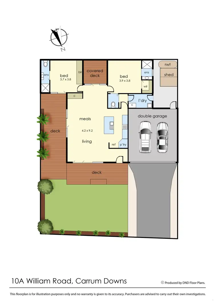 Floorplan of Homely house listing, 10A William Road, Carrum Downs VIC 3201