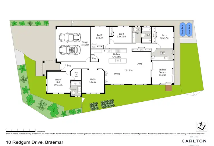 Floorplan of Homely house listing, 10 Red Gum Drive, Braemar NSW 2575