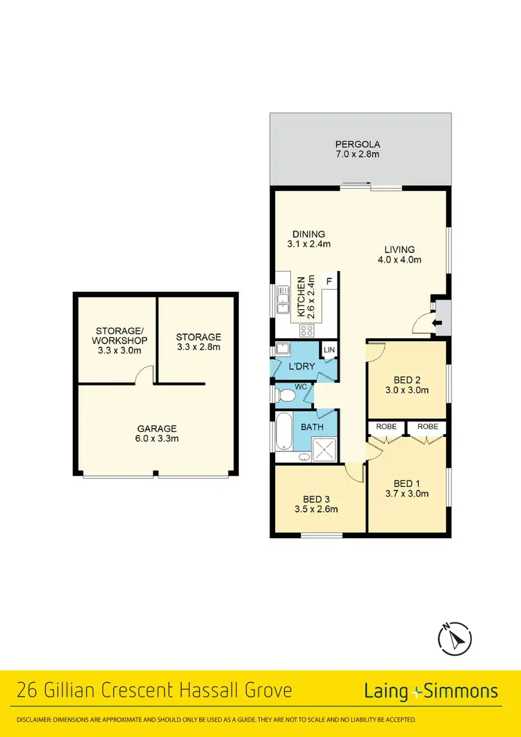 Floorplan of Homely house listing, 26 Gillian Crescent, Hassall Grove NSW 2761