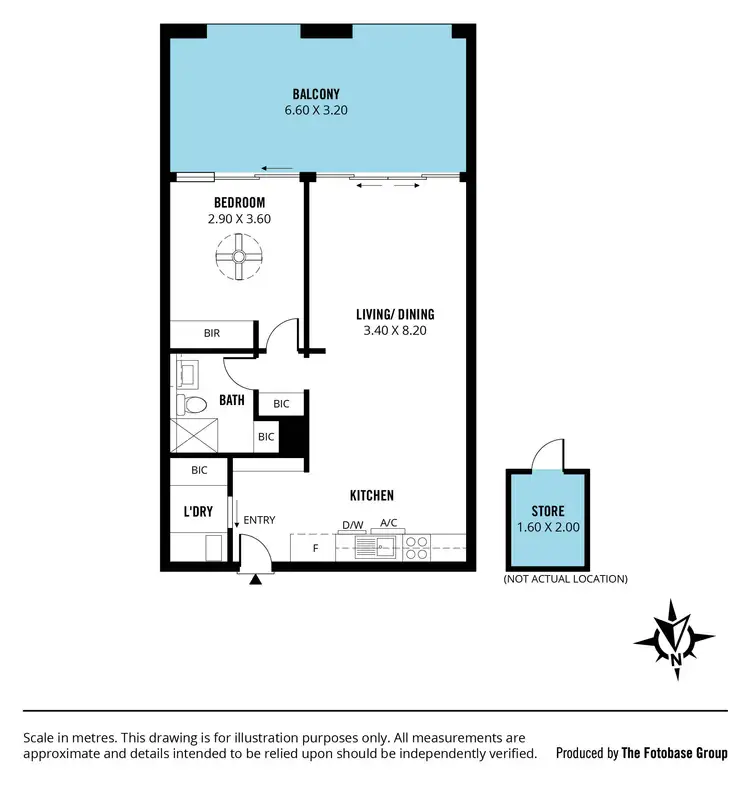 Floorplan of Homely apartment listing, 111/301 St Clair Avenue, St Clair SA 5011