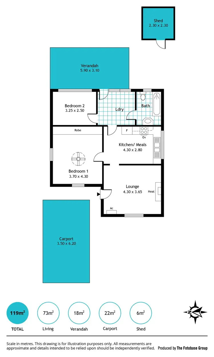 Floorplan of Homely house listing, 11 Speed Avenue, North Plympton SA 5037