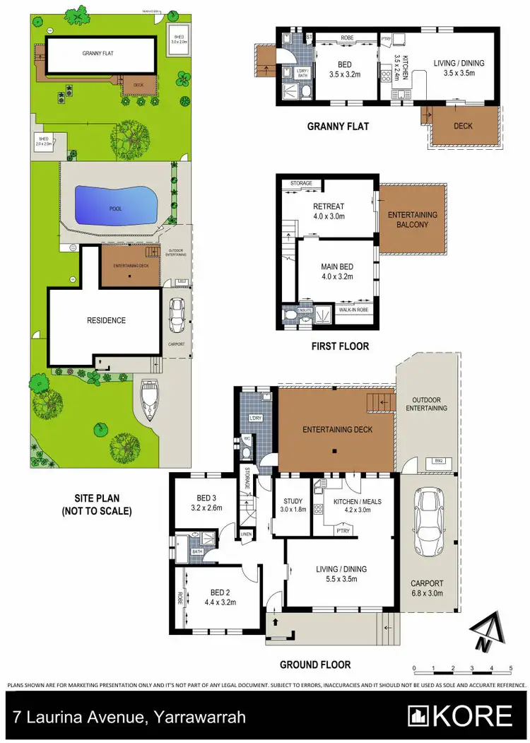 Floorplan of Homely house listing, 7 Laurina Avenue, Yarrawarrah NSW 2233