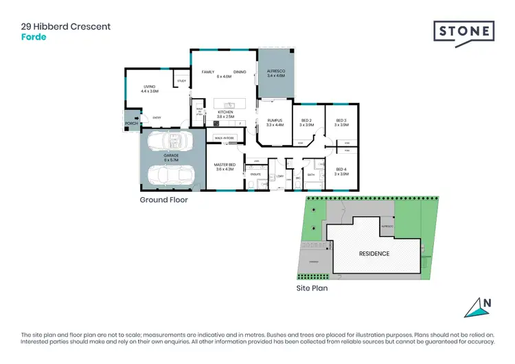 Floorplan of Homely house listing, 29 Hibberd Crescent, Forde ACT 2914