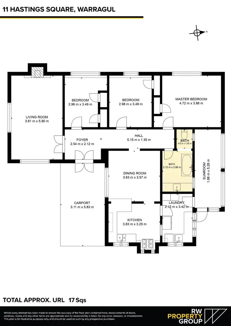 Floorplan of Homely house listing, 11 Hastings Square, Warragul VIC 3820
