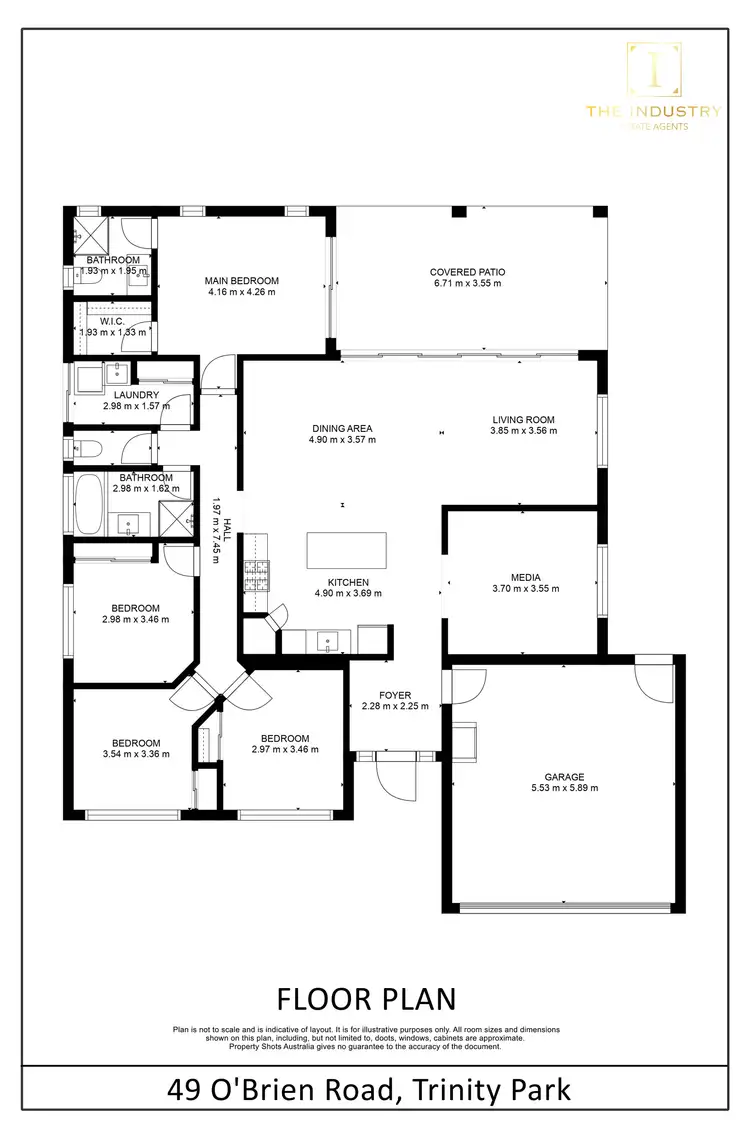 Floorplan of Homely house listing, 49 O'Brien Road, Trinity Park QLD 4879