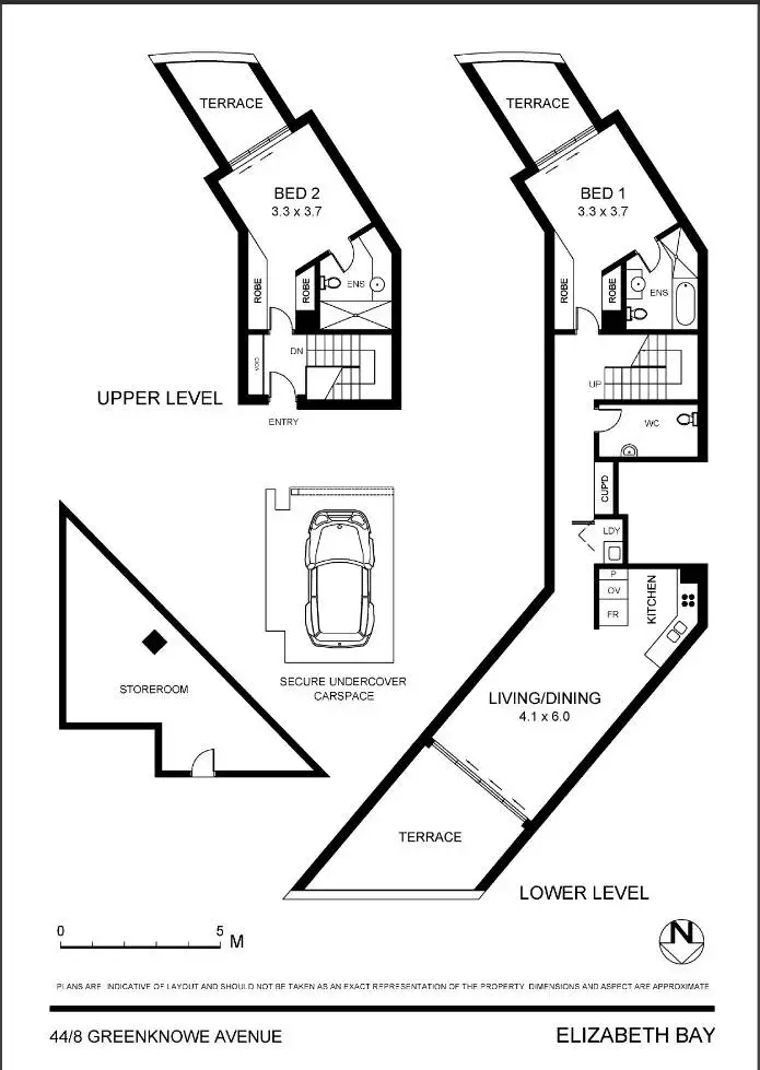 Floorplan of Homely apartment listing, 44/8 Greenknowe Avenue, Elizabeth Bay NSW 2011