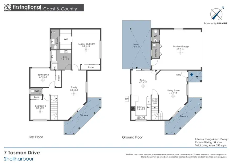 Floorplan of Homely house listing, 7 Tasman Drive, Shell Cove NSW 2529