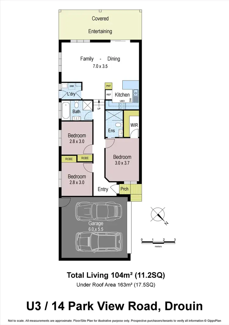 Floorplan of Homely unit listing, 3/14 Park View Road, Drouin VIC 3818