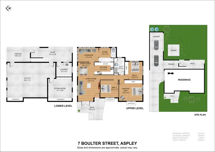 Floorplan of Homely house listing, 7 Boulter Street, Aspley QLD 4034