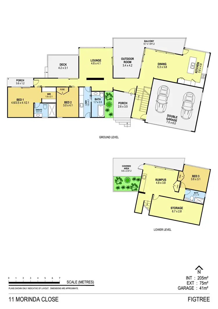 Floorplan of Homely house listing, 11 Morinda Close, Figtree NSW 2525