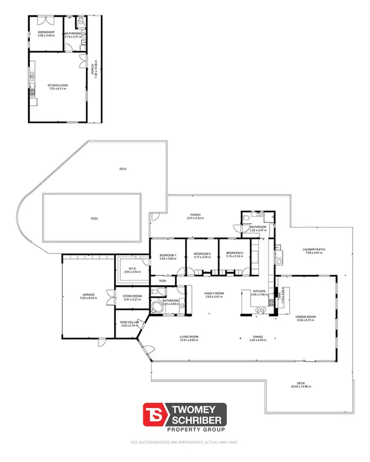 Floorplan of Homely house listing, 15 Lee Street, Freshwater QLD 4870