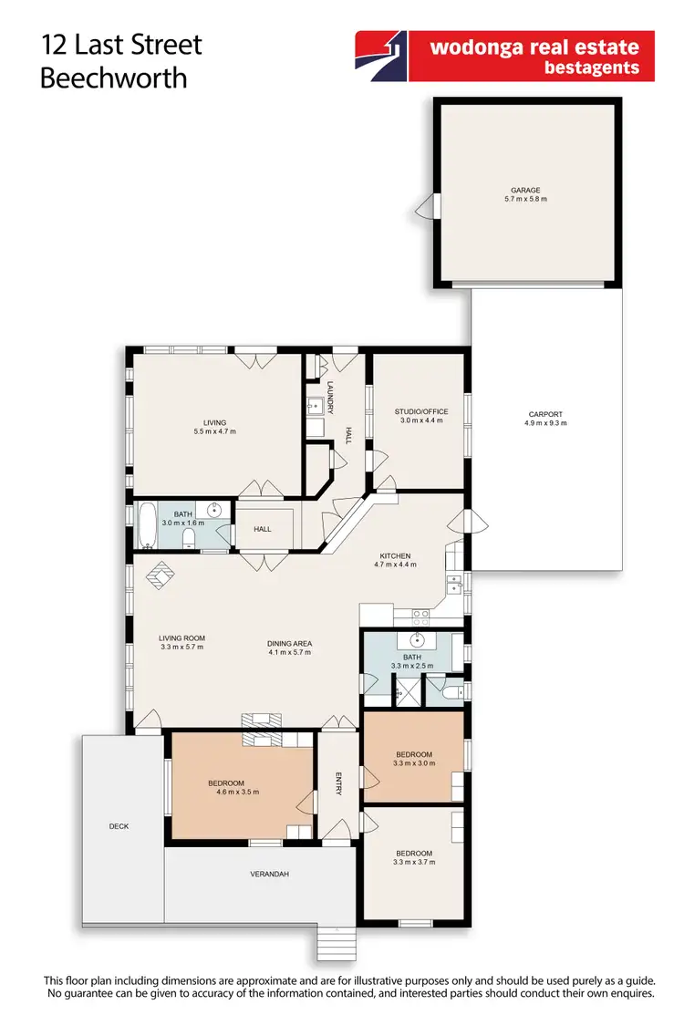 Floorplan of Homely house listing, 12 Last Street, Beechworth VIC 3747