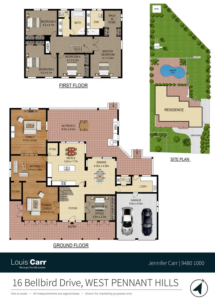 Floorplan of Homely house listing, 16 Bellbird Drive, West Pennant Hills NSW 2125