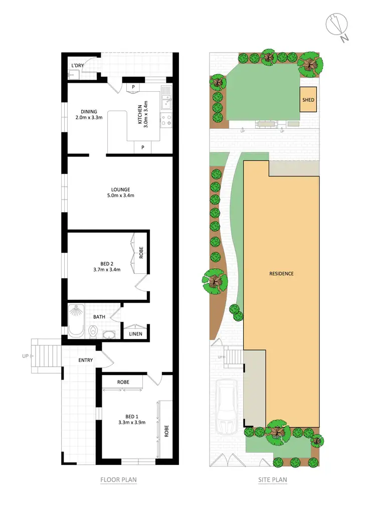 Floorplan of Homely house listing, 38 John Street, Tempe NSW 2044