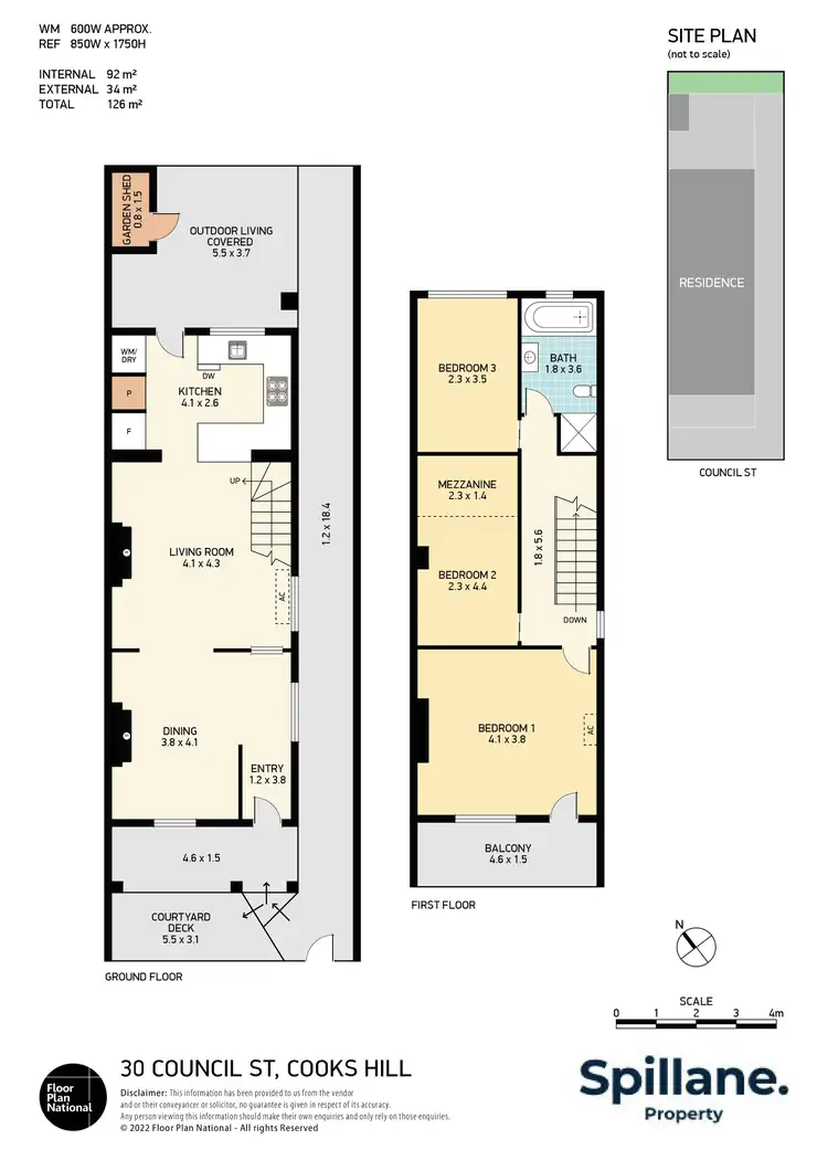 Floorplan of Homely house listing, 30 Council Street, Cooks Hill NSW 2300