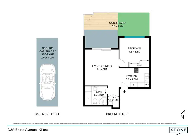 Floorplan of Homely apartment listing, 2/2A Bruce Avenue, Killara NSW 2071