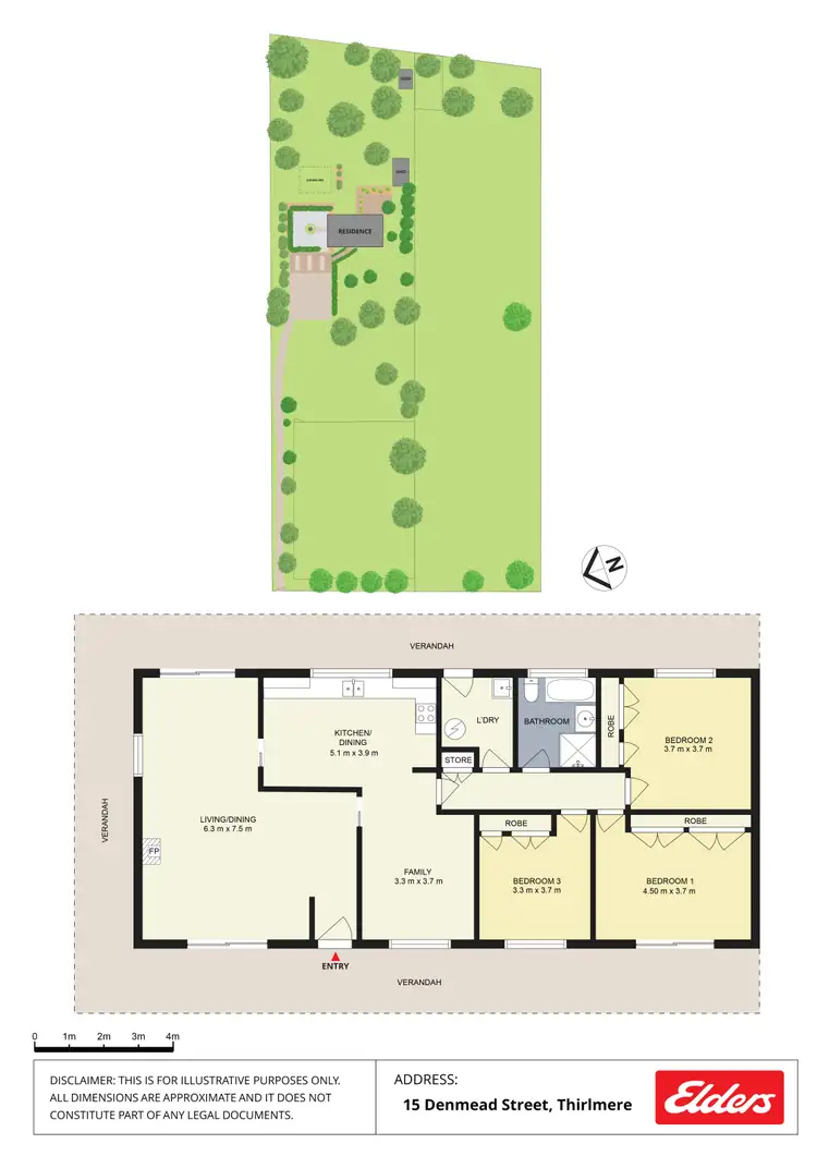 Floorplan of Homely rural property listing, 15 Denmead Street, Thirlmere NSW 2572