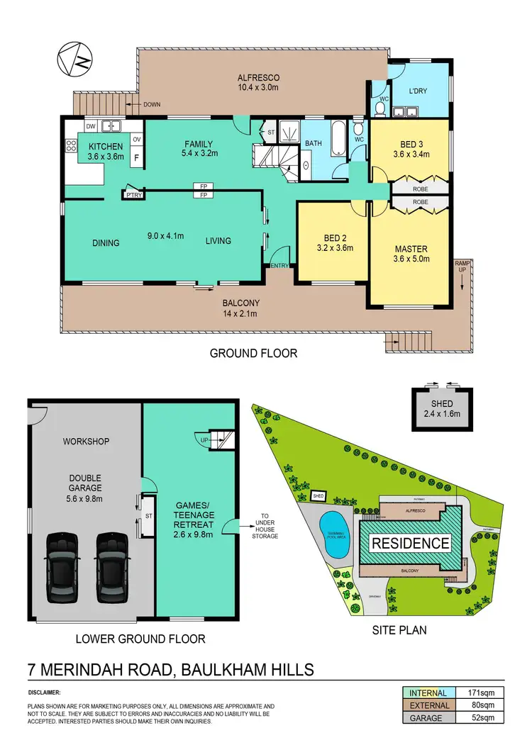 Floorplan of Homely house listing, 7 Merindah Road, Baulkham Hills NSW 2153