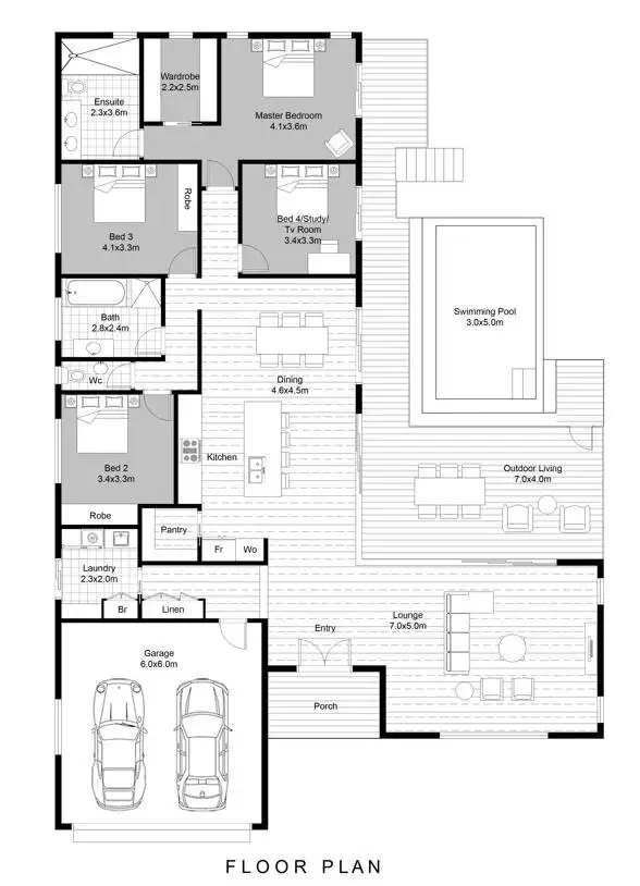Floorplan of Homely house listing, 3 Mooreland Place, Kewarra Beach QLD 4879