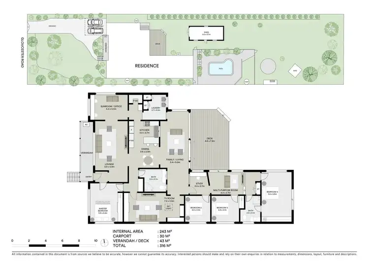 Floorplan of Homely house listing, 48 Gloucester Road, Buderim QLD 4556