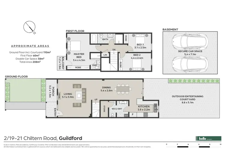 Floorplan of Homely townhouse listing, 2/19-21 Chiltern Road, Guildford NSW 2161