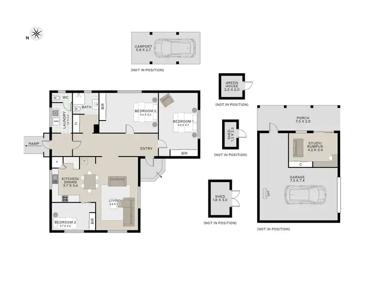 Floorplan of Homely house listing, 107 Havelock Street, Summerhill TAS 7250