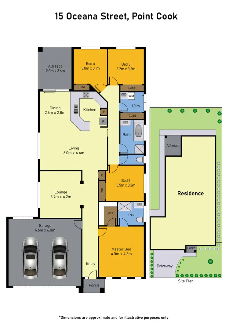 Floorplan of Homely house listing, 15 Oceana Street, Point Cook VIC 3030