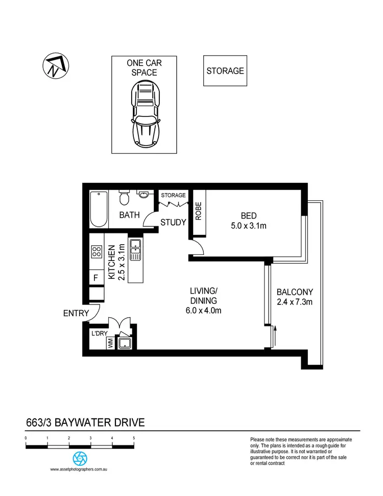 Floorplan of Homely apartment listing, 663/3 Baywater Drive, Wentworth Point NSW 2127