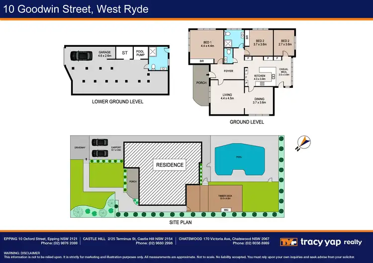 Floorplan of Homely house listing, 10 Goodwin Street, West Ryde NSW 2114
