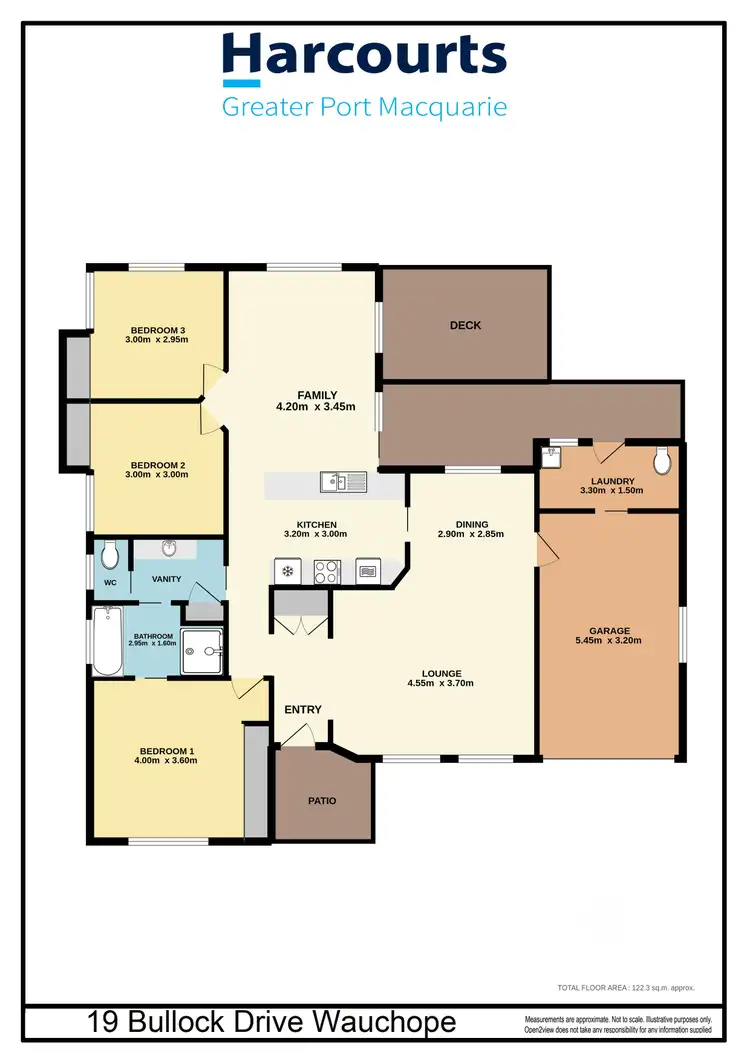 Floorplan of Homely house listing, 19 Bullock Drive, Wauchope NSW 2446
